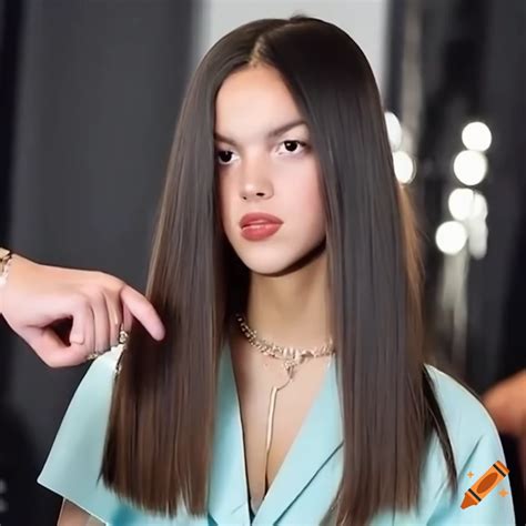 olivia rodrigo hair up|Olivia Rodrigo cuts off her long hair and debuts a shorter style